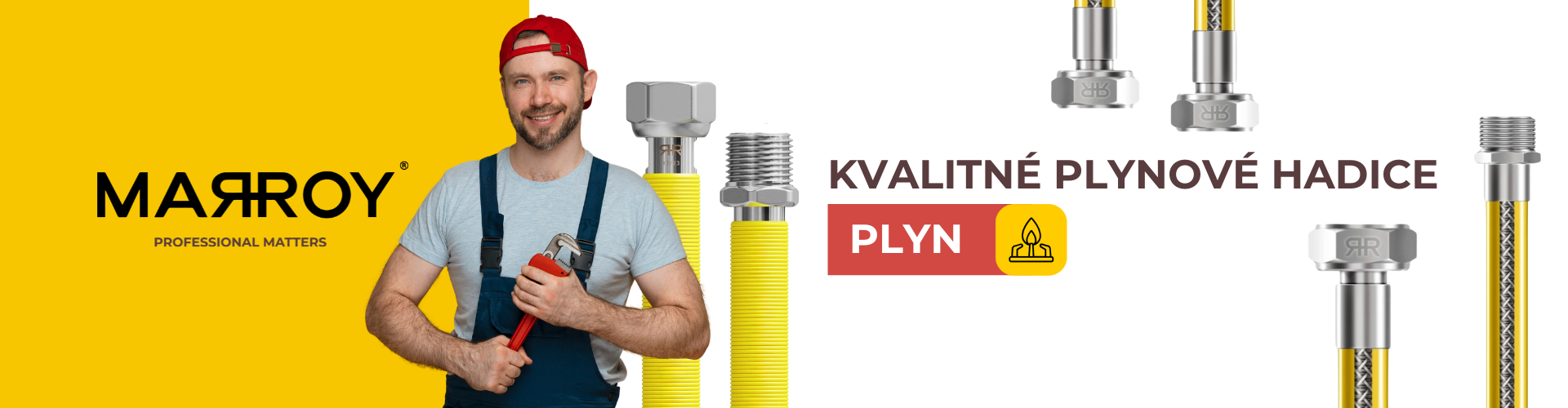 Plynové hadice MARROY